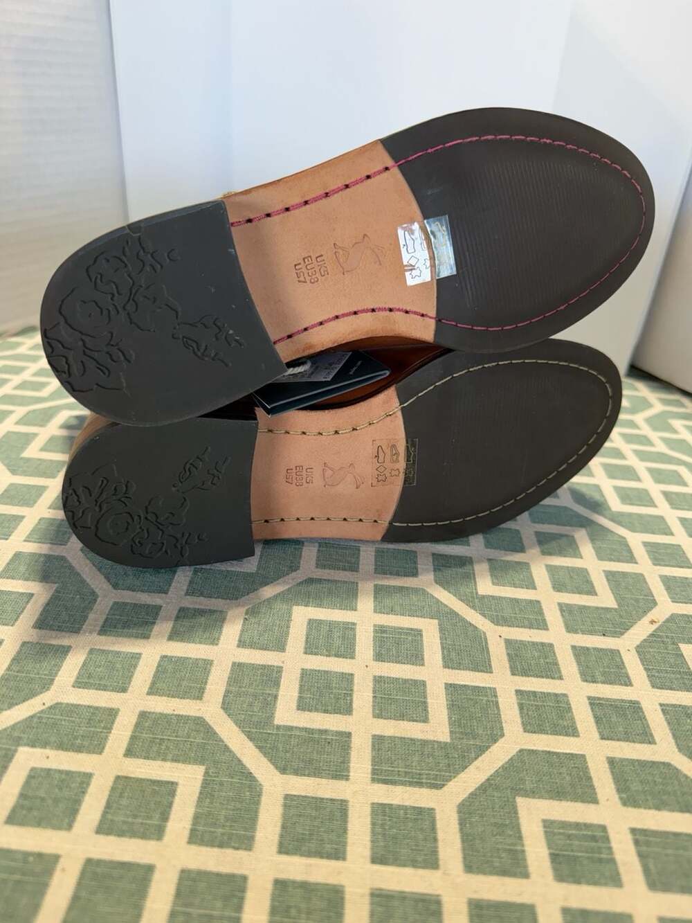 Joules V Westminster Dark Brown Leather Leopard Print Ankle Boots US 7 - Picture 11 of 11